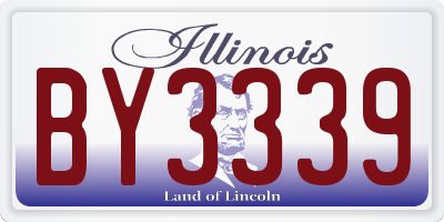 IL license plate BY3339