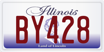 IL license plate BY428