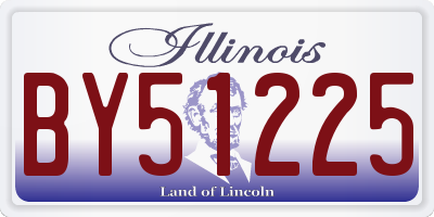 IL license plate BY51225