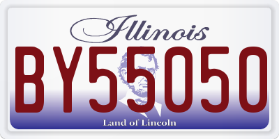 IL license plate BY55050