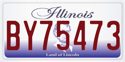 IL license plate BY75473