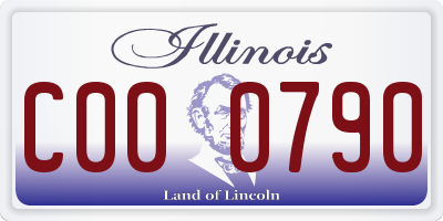 IL license plate C000790