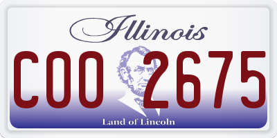 IL license plate C002675