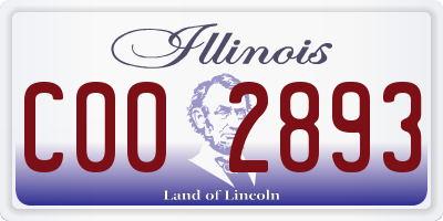 IL license plate C002893
