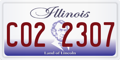 IL license plate C022307