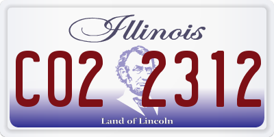 IL license plate C022312