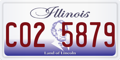 IL license plate C025879