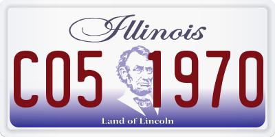IL license plate C051970