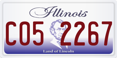 IL license plate C052267