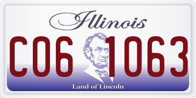 IL license plate C061063