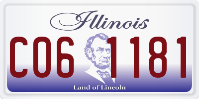 IL license plate C061181