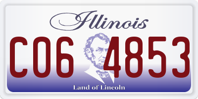 IL license plate C064853