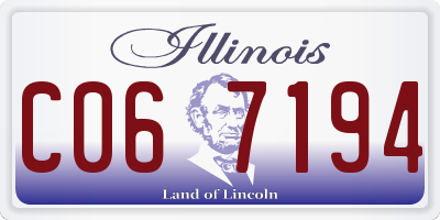 IL license plate C067194