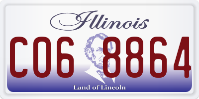 IL license plate C068864