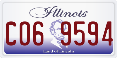 IL license plate C069594
