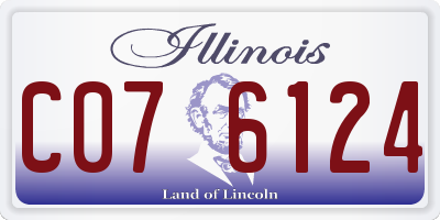 IL license plate C076124