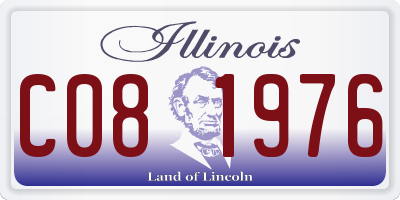 IL license plate C081976