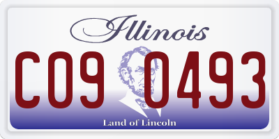 IL license plate C090493
