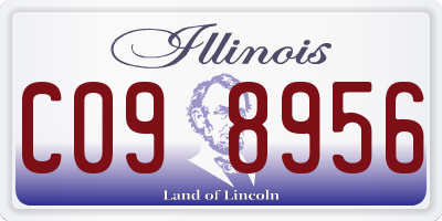IL license plate C098956