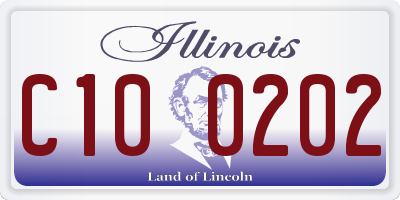 IL license plate C100202
