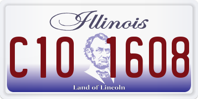 IL license plate C101608