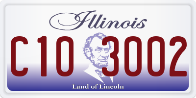IL license plate C103002