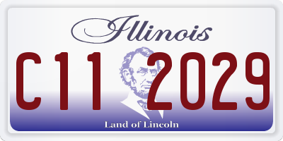 IL license plate C112029