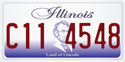 IL license plate C114548