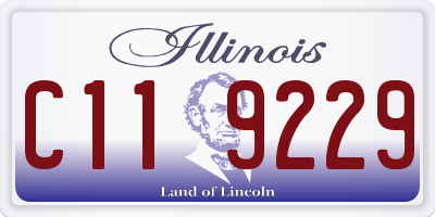 IL license plate C119229