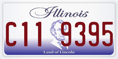 IL license plate C119395