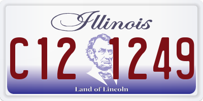 IL license plate C121249