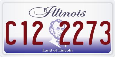 IL license plate C122273