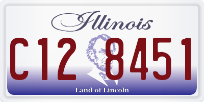 IL license plate C128451