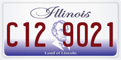 IL license plate C129021