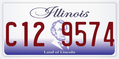IL license plate C129574