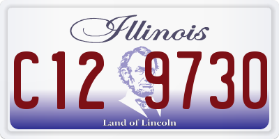 IL license plate C129730