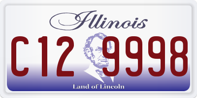 IL license plate C129998