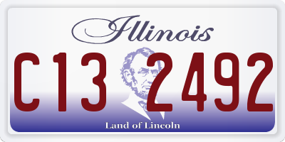 IL license plate C132492