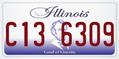 IL license plate C136309
