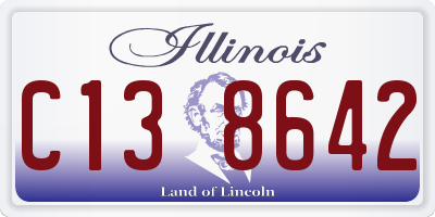 IL license plate C138642