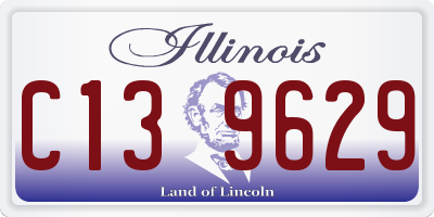 IL license plate C139629