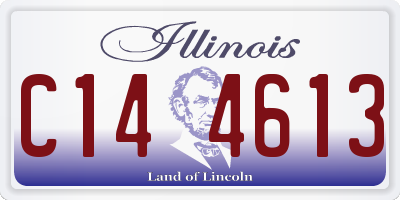 IL license plate C144613