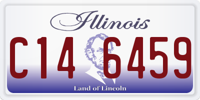IL license plate C146459