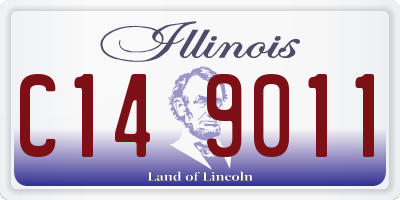 IL license plate C149011