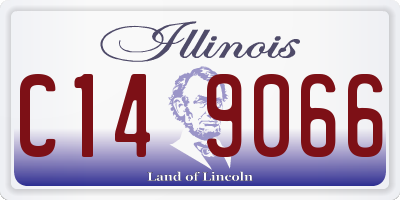 IL license plate C149066