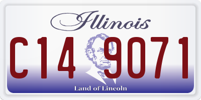 IL license plate C149071
