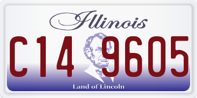 IL license plate C149605