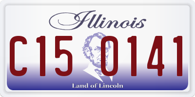 IL license plate C150141