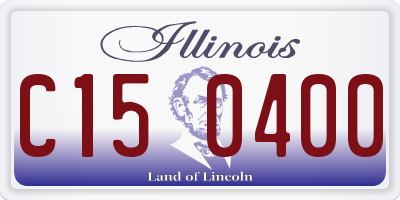IL license plate C150400