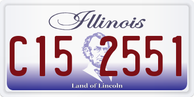 IL license plate C152551